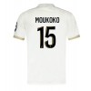 OGC Nice Youssoufa Moukoko #15 Auswärtstrikot 2024-25 Kurzarm